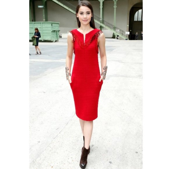 CHANEL Dresses & Skirts - Chanel Runway Wool Sheath Dress